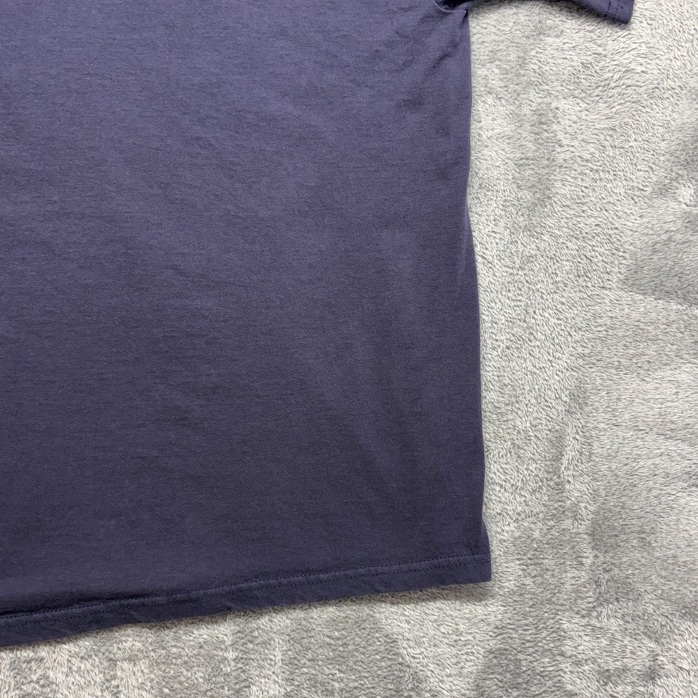 Jerzees T-Shirt Mens XL Navy Blue Good Alaska Embroidered Heavyweight - Picture 6 of 15